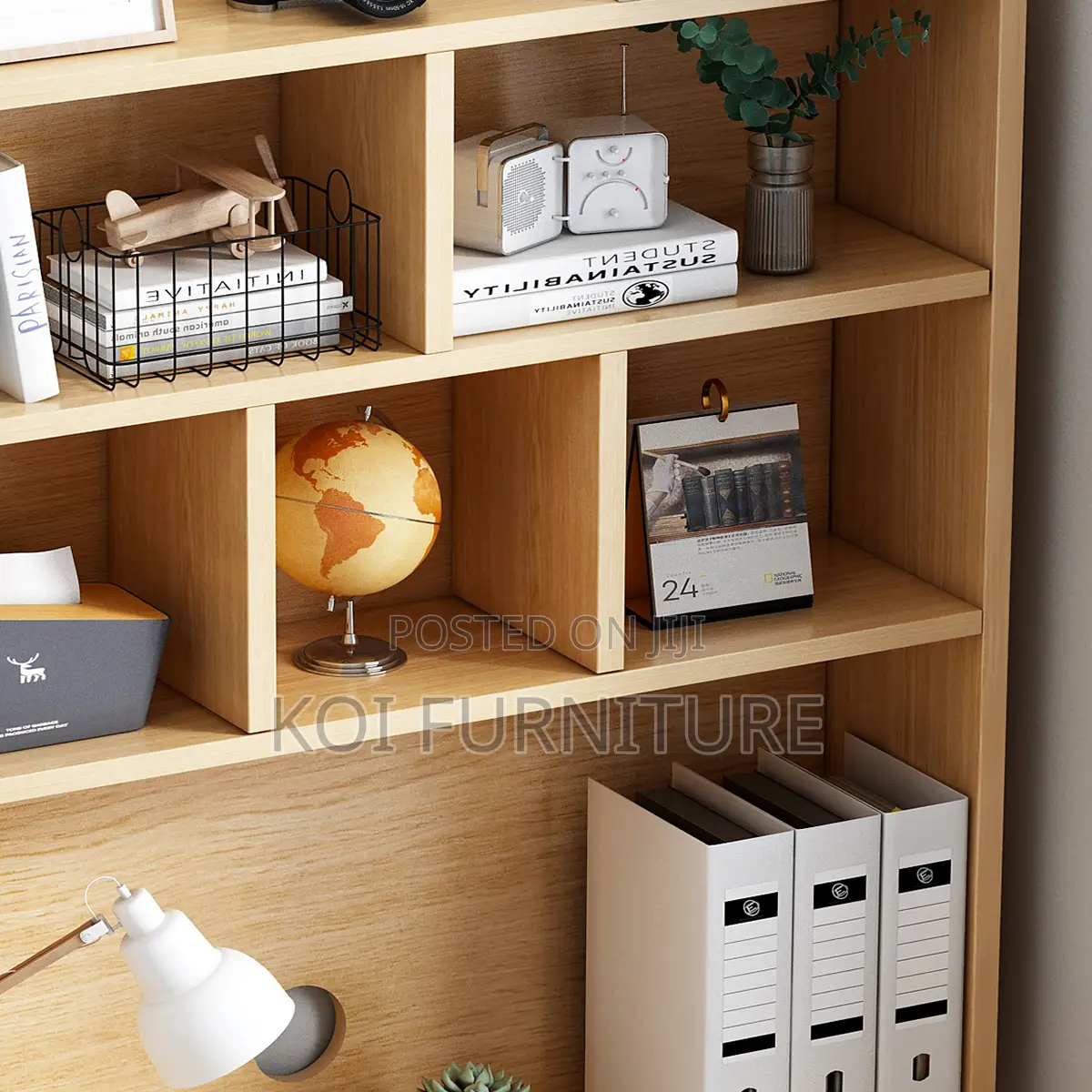 Office Desk; Clasy Style Home Office Desk With Open and Closed Drawers