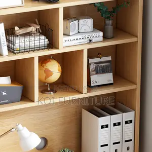 Office Desk; Clasy Style Home Office Desk With Open and Closed Drawers