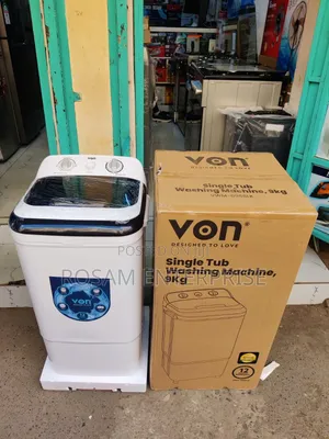 Von Washing Machine 9kg Single Tub