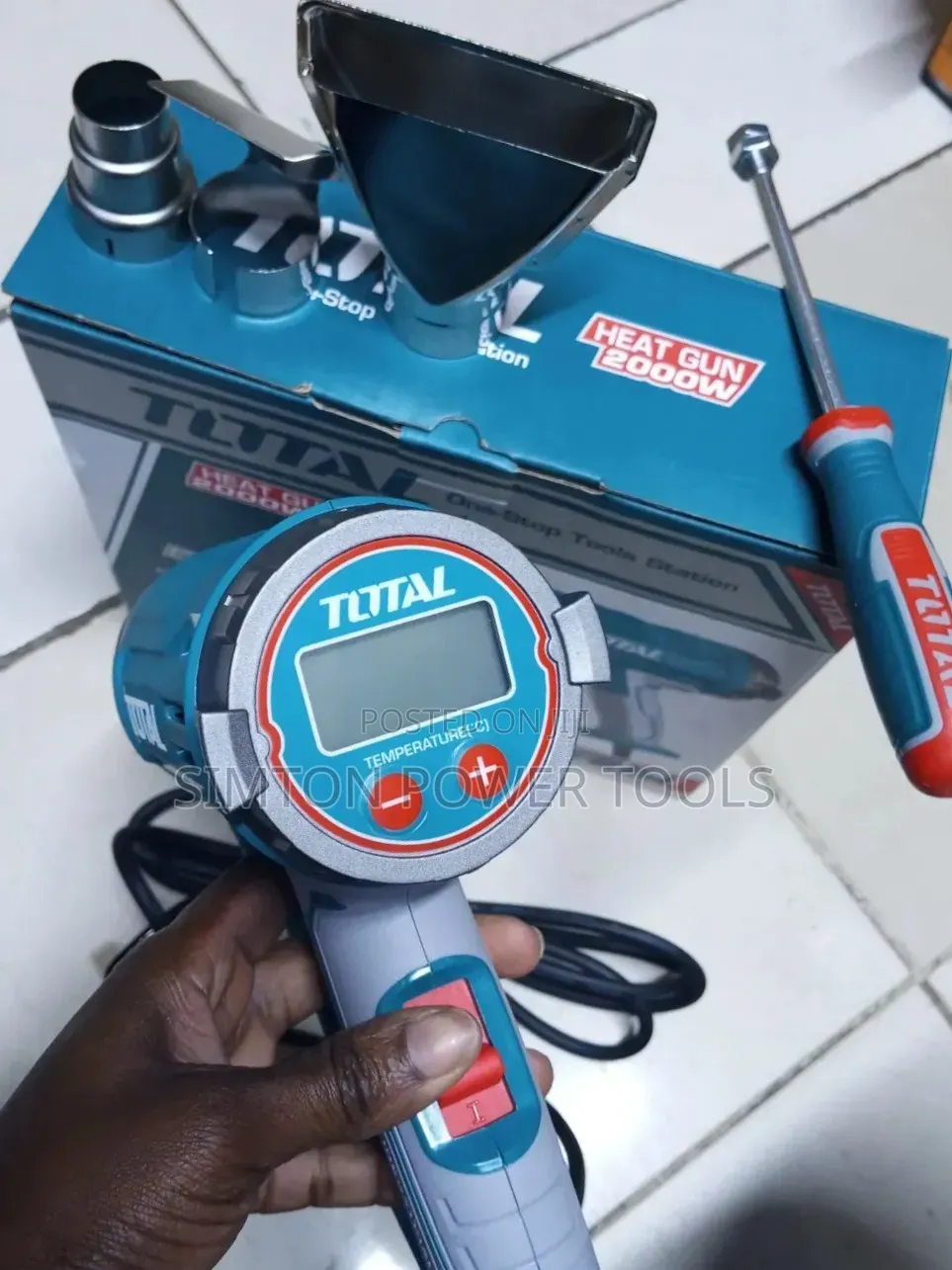 Total 2000W Electric Heat 600°C
