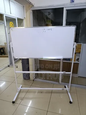 Movable Magnetic Whiteboard With Stand | Lockable Wheels 4ft X 2ft