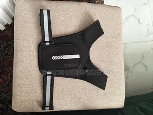 Running Chest Vest - Black With Phone Pocket