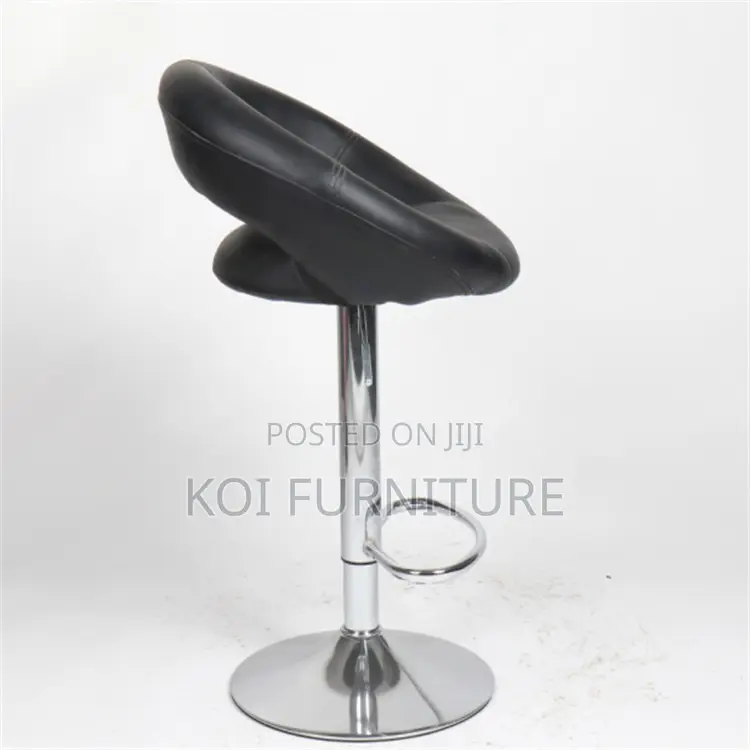 Barstool; Roud Home Leather Adjustable Living Room Barsools