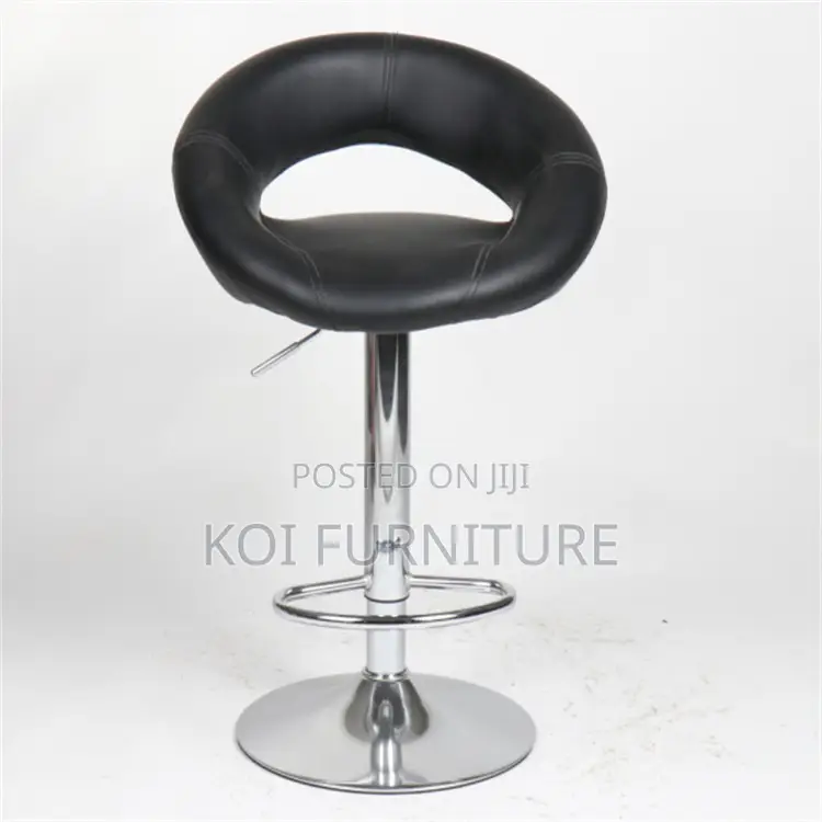 Barstool; Roud Home Leather Adjustable Living Room Barsools
