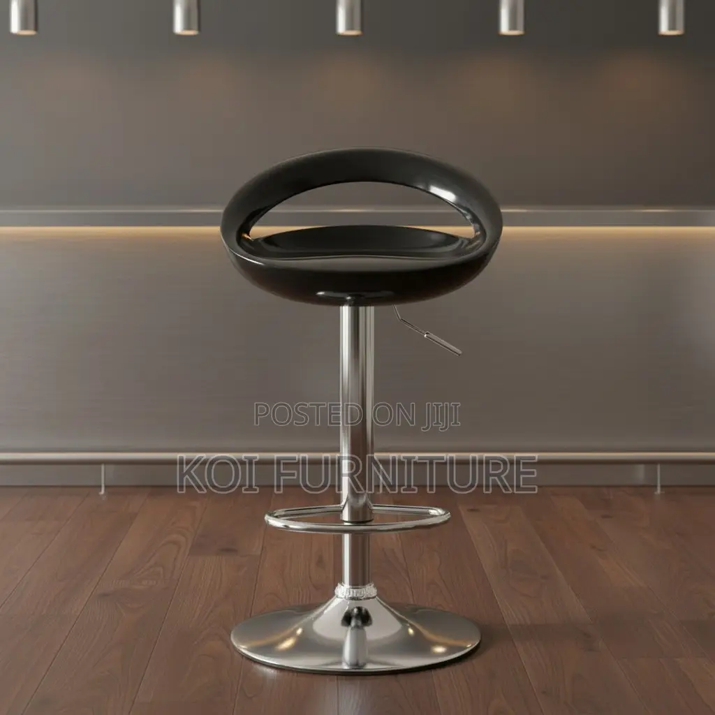 Barstool; Roud Home Leather Adjustable Living Room Barsools