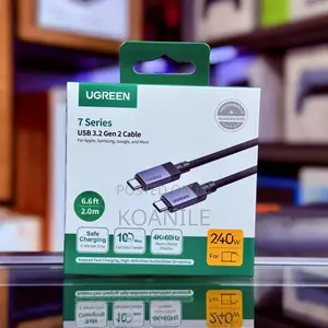 UGREEN 240W USB C to C Fast Charging Data Cable – Gen2 10Gbps