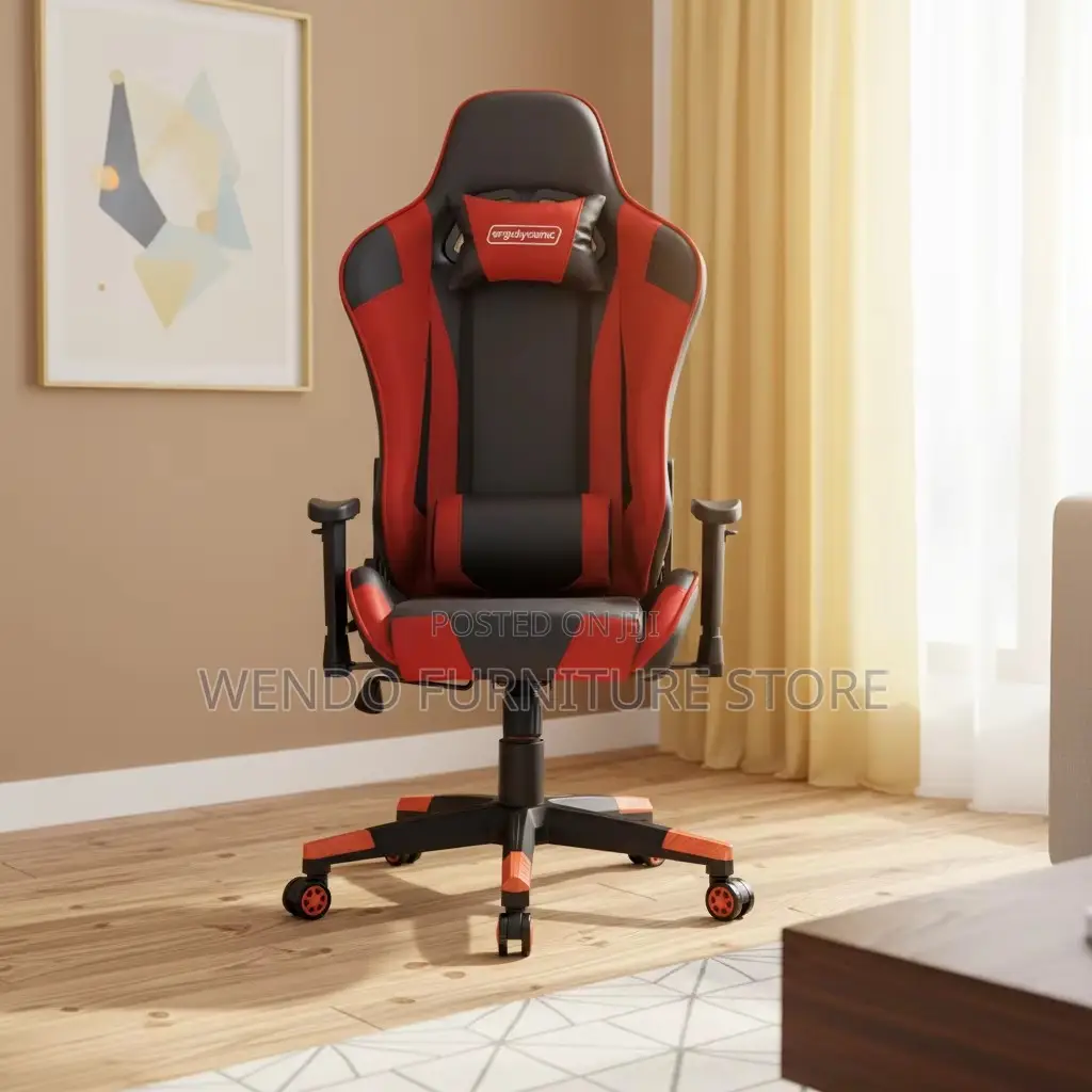 Office Chairs; Ergonomic High Back Comfy Leather Gaming Studio Chairs