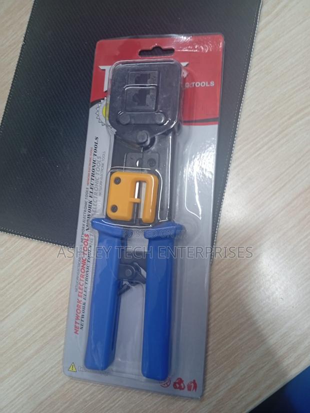 New Ultra Durable Pass-Through Crimping Tool – RJ45/RJ11 Crimper