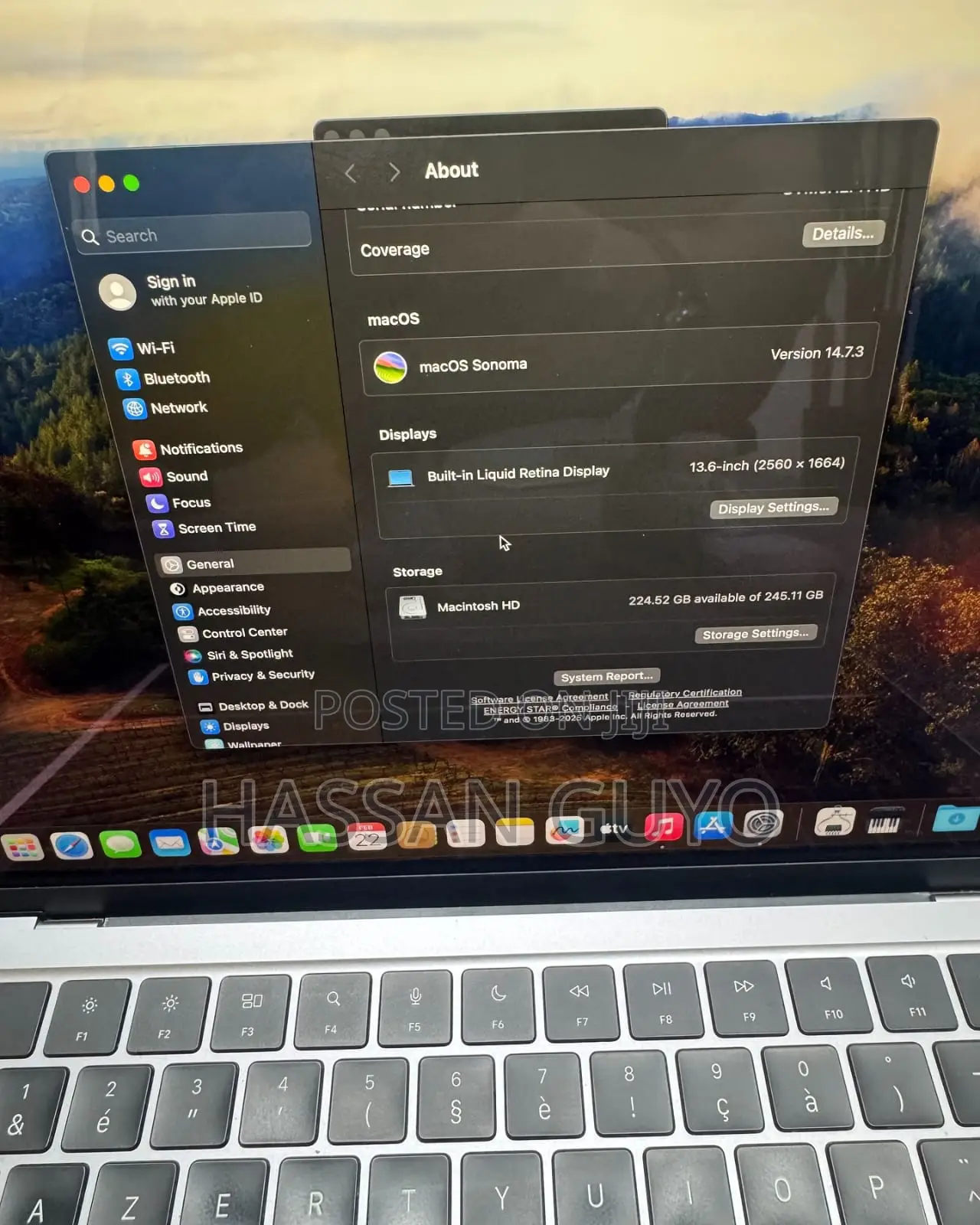Laptop Apple MacBook Air 8GB Apple M2 eMMC 512GB