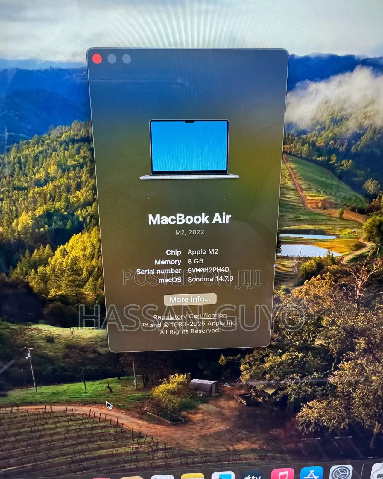 Laptop Apple MacBook Air 8GB Apple M2 eMMC 512GB