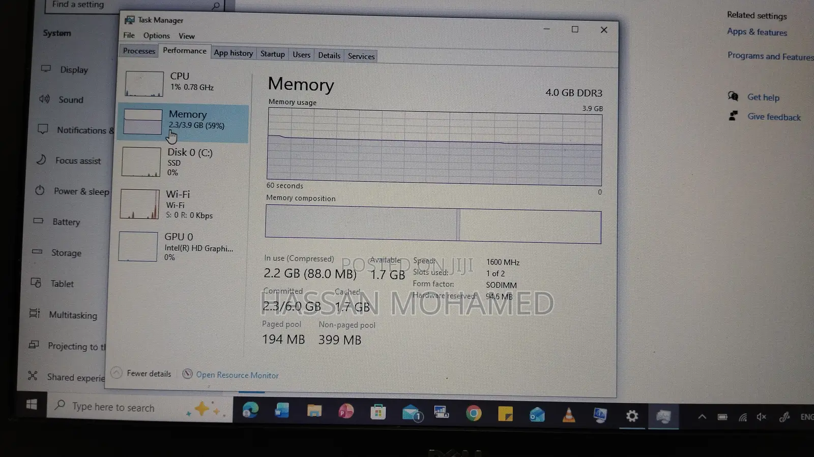 Laptop Dell Latitude E7240 4GB SSD 128GB