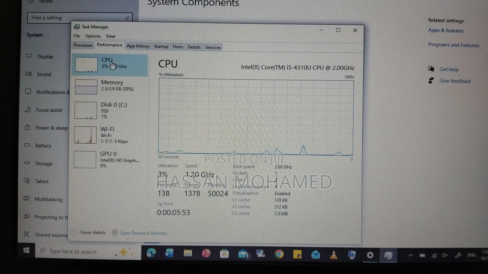 Laptop Dell Latitude E7240 4GB SSD 128GB