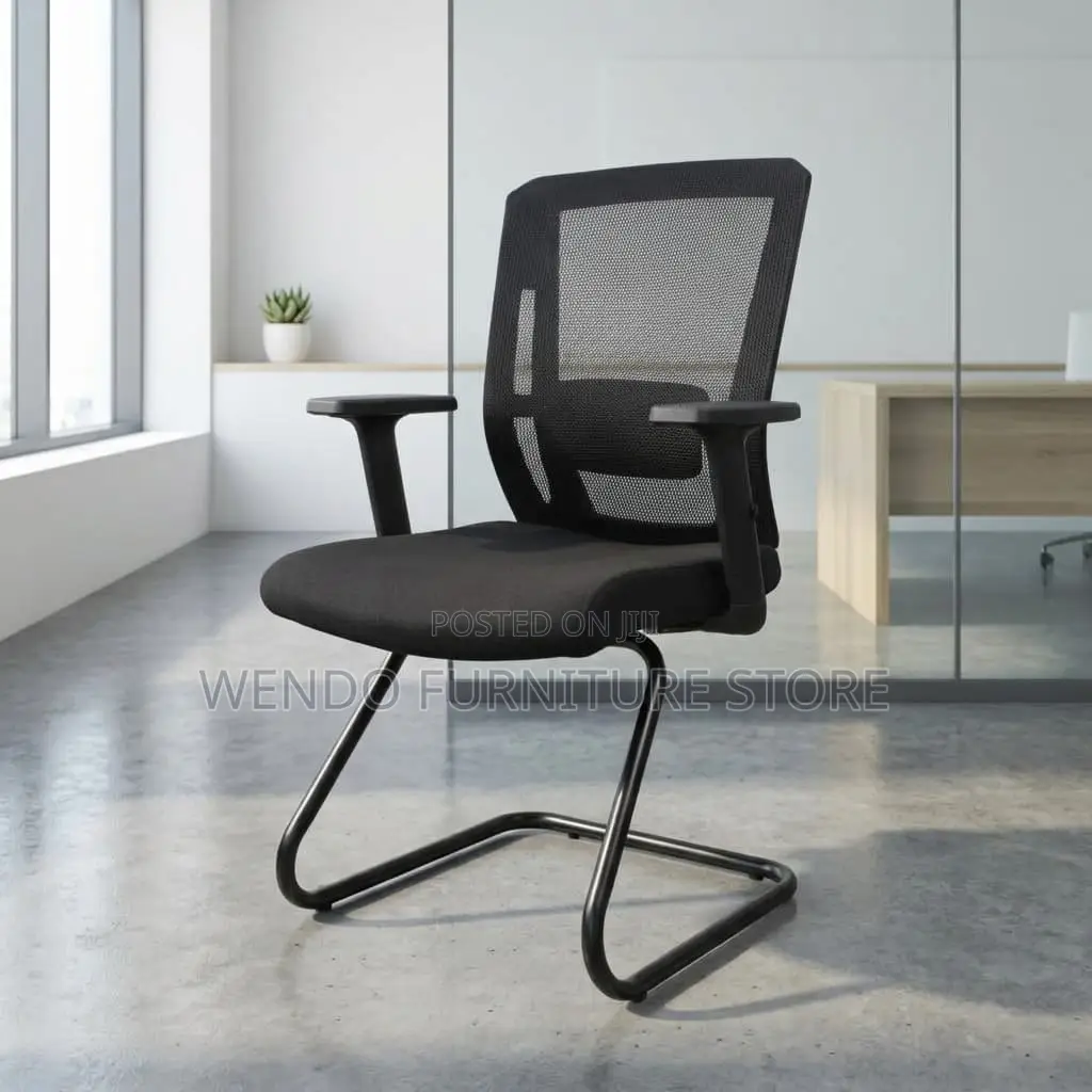 Office Chairs; Visitors Cooperation Offices Mesh Chair With Sled Base