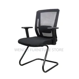 Office Chairs; Visitors Cooperation Offices Mesh Chair With Sled Base