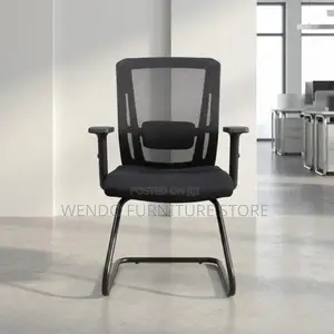 Office Chairs; Visitors Cooperation Offices Mesh Chair With Sled Base