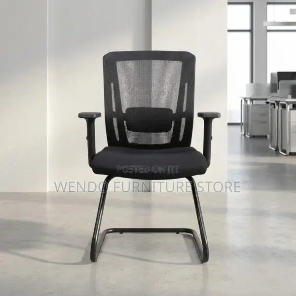 Office Chairs; Visitors Cooperation Offices Mesh Chair With Sled Base