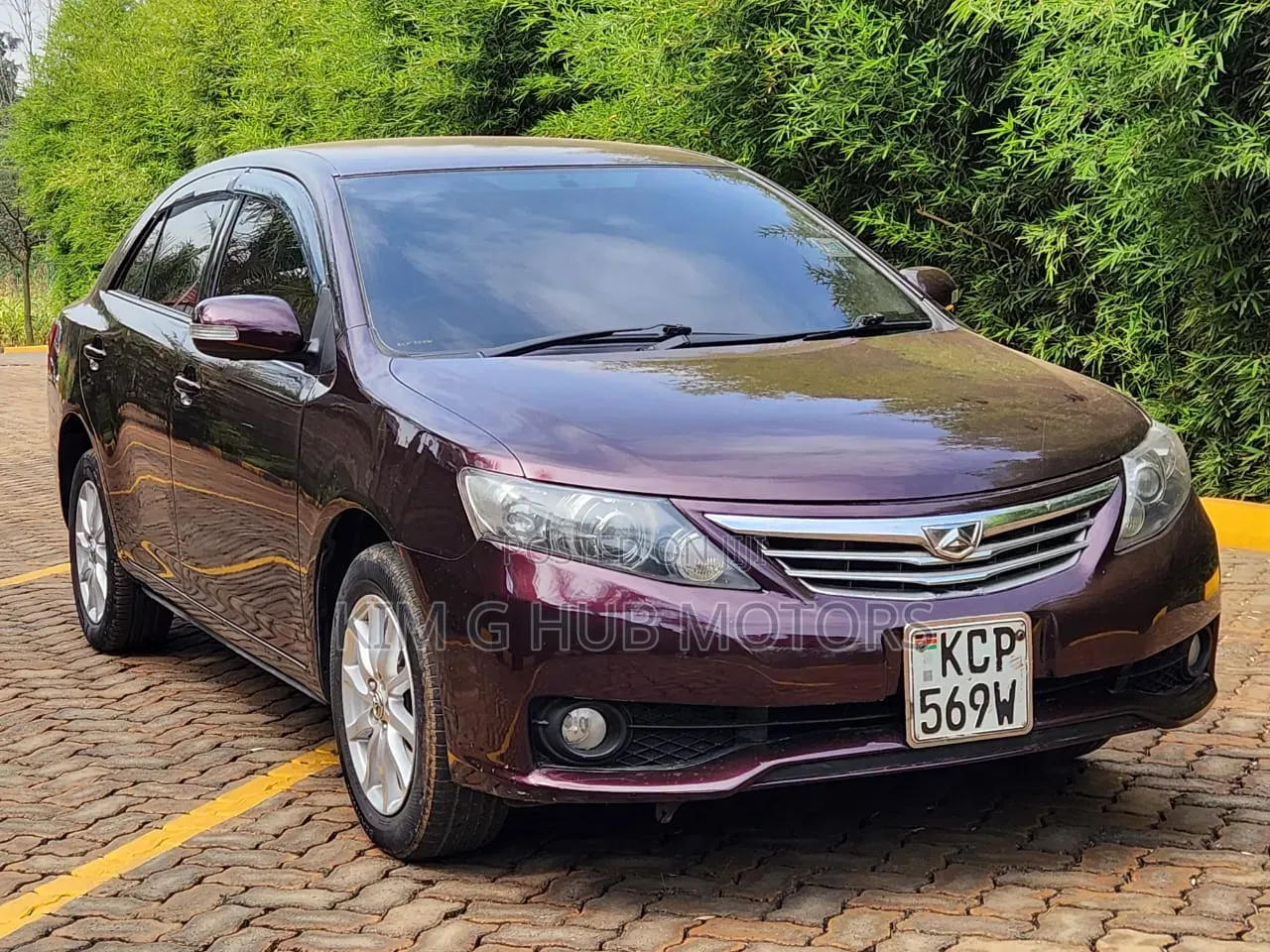 Toyota Allion 2010 Burgundy