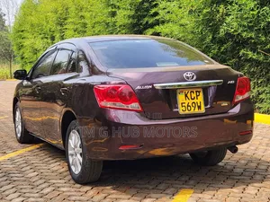 Toyota Allion 2010 Burgundy