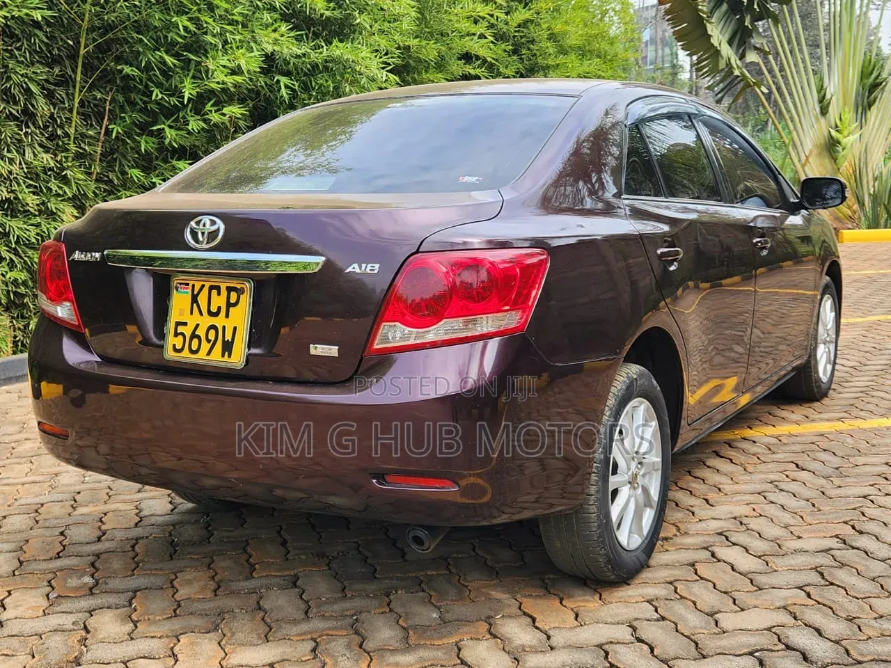 Toyota Allion 2010 Burgundy