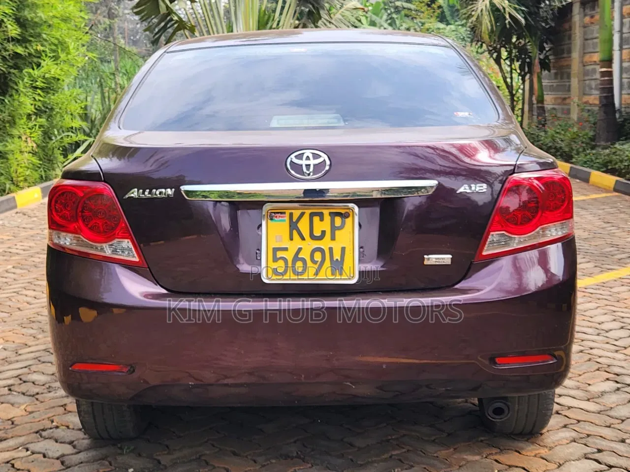 Toyota Allion 2010 Burgundy