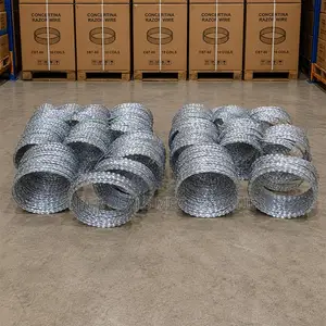 Weatherproof 100mm,200mm, 450mm 6m /8m/10m Length Barbed Razor Wire