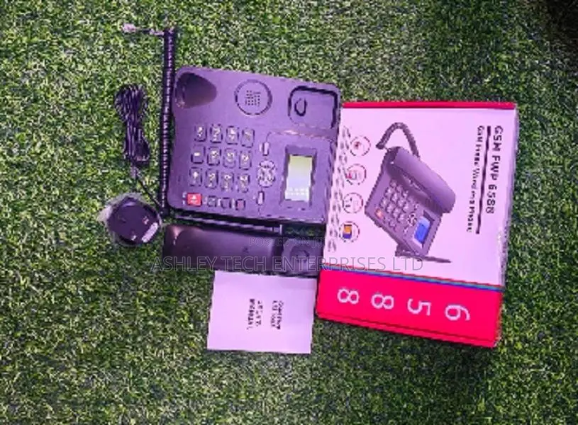 6588 GS GSM Fixed Wireless Desk Phone With Dual SIM