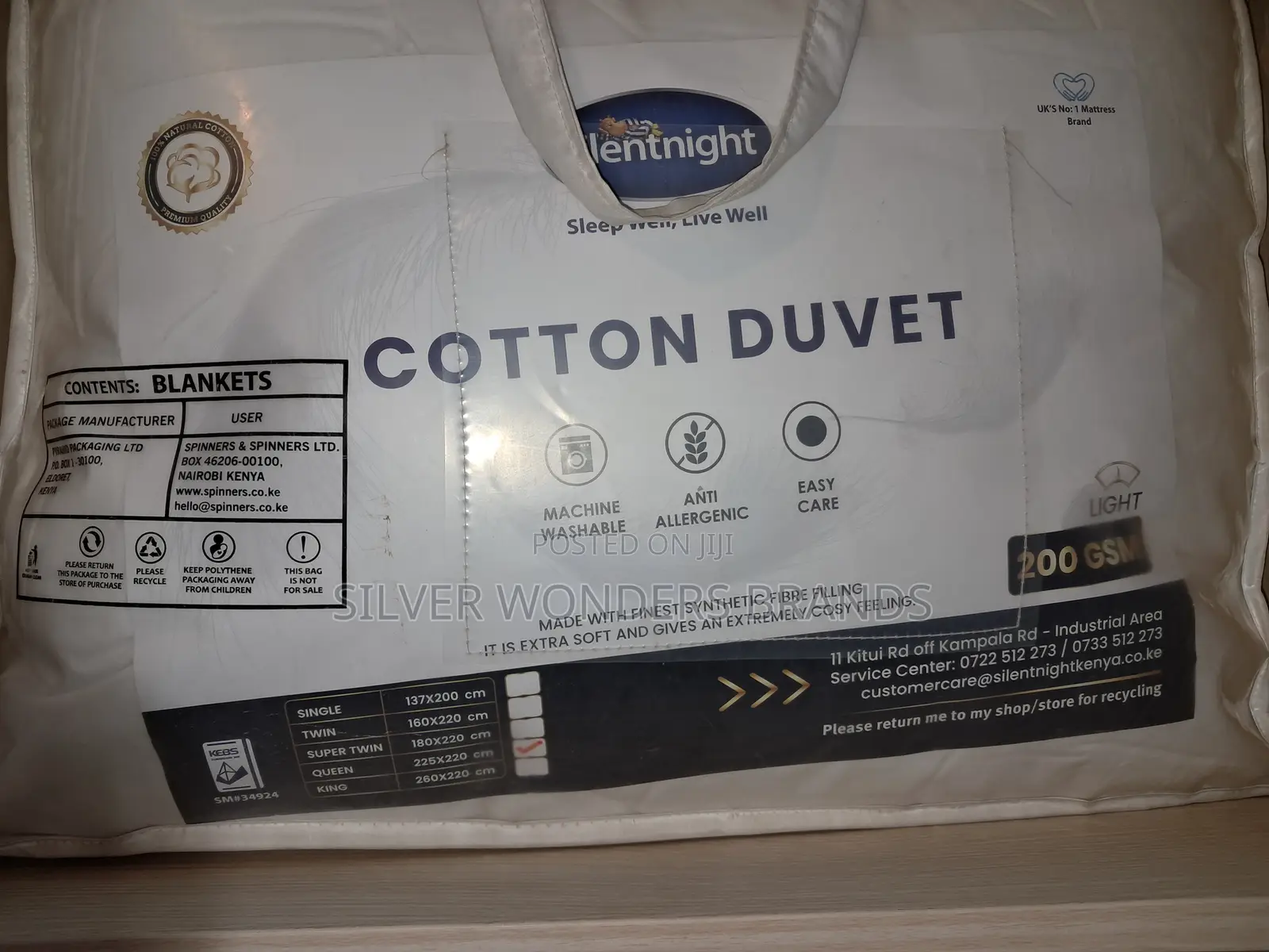 Micro Fiber Duvet High Quality.400GMs.Twin 160cmx220cm