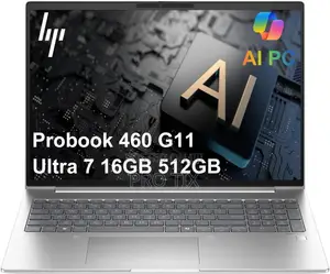 New Laptop HP ProBook 460 G11 16GB Intel Core Ultra 7 SSD 512GB