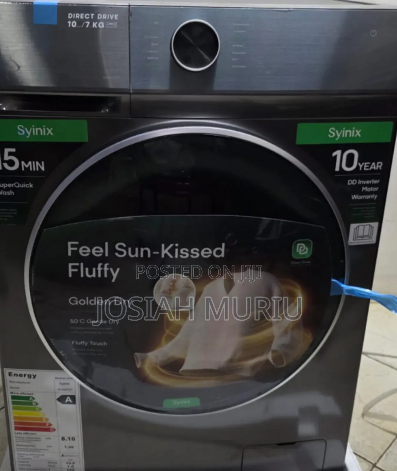 8kgHigh Performance Synix Washing Machine