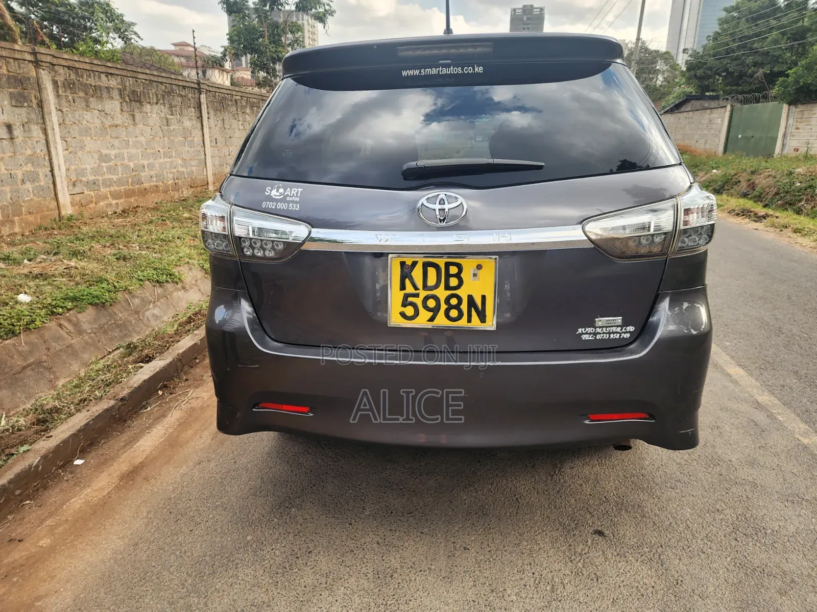 Toyota Wish 2014 Gray