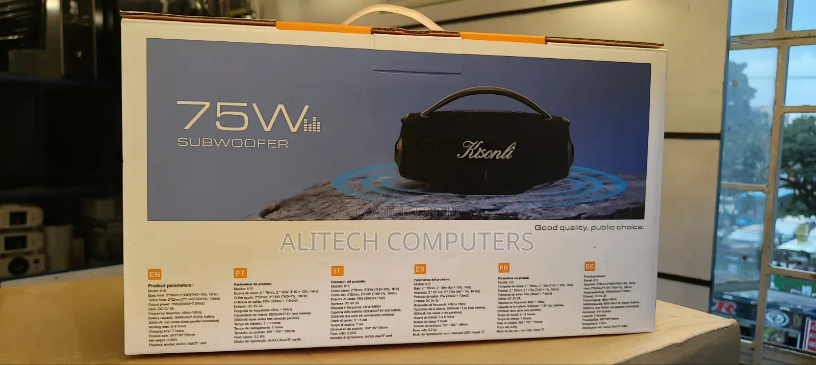Bluetooth Speaker Kisonil 