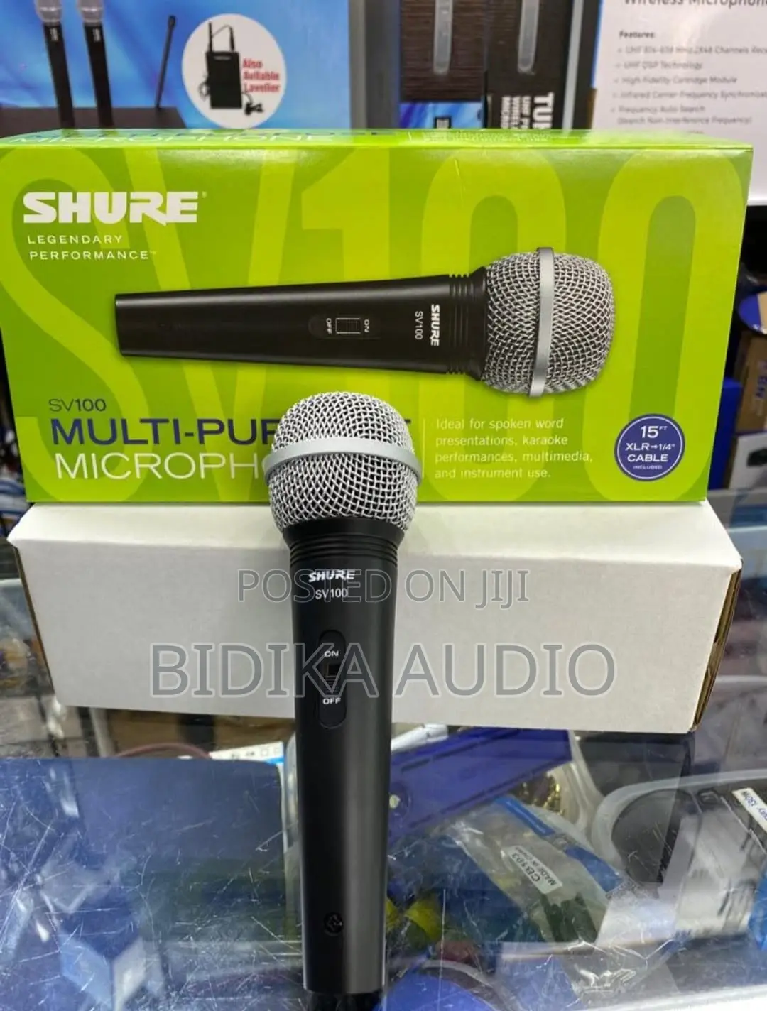 Shure SV100 Dynamic Microphone | Affordable Handheld Vocal Mic