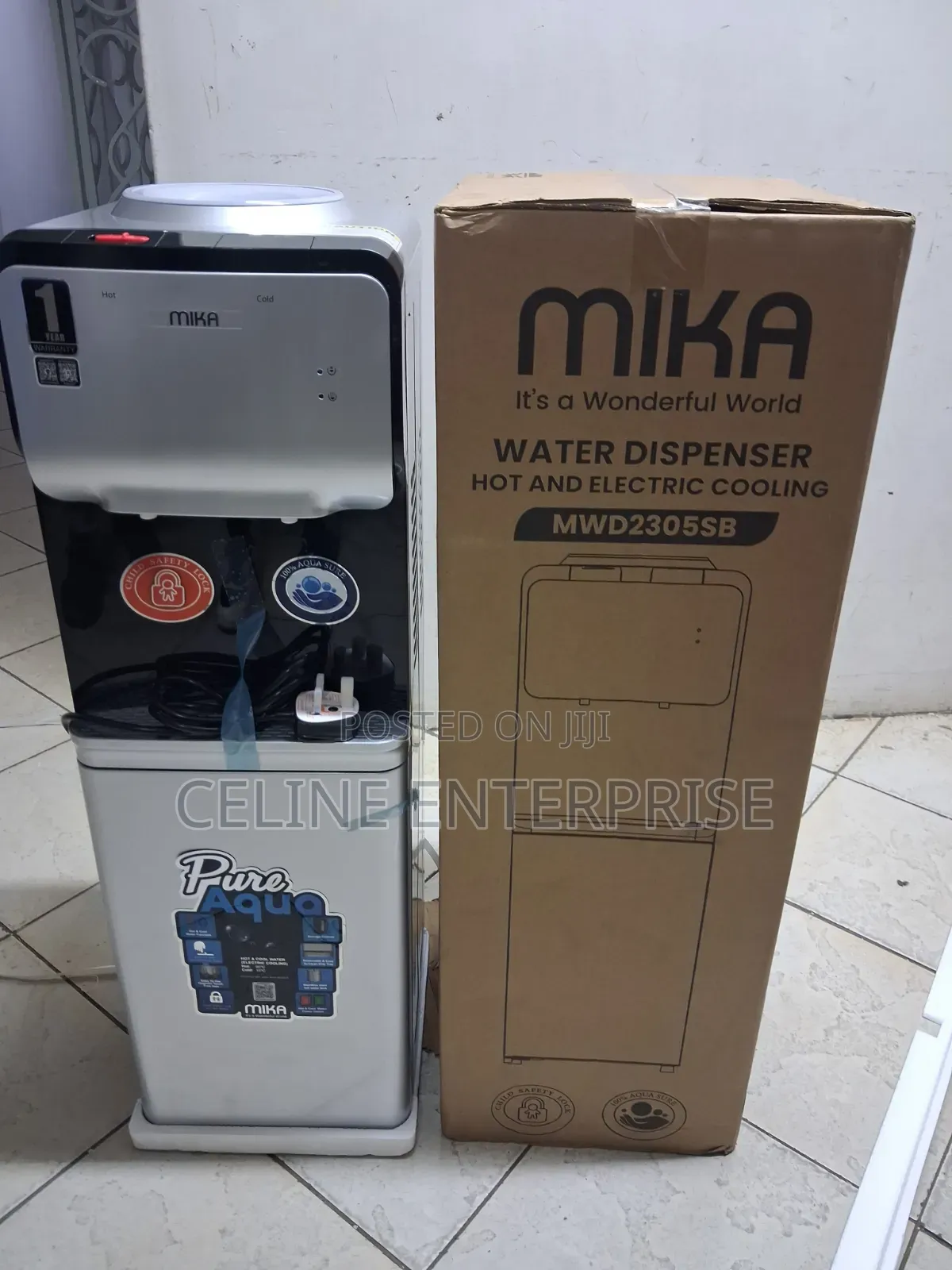 Mika MWD2305SB Hot Electric Cooling Water Dispenser