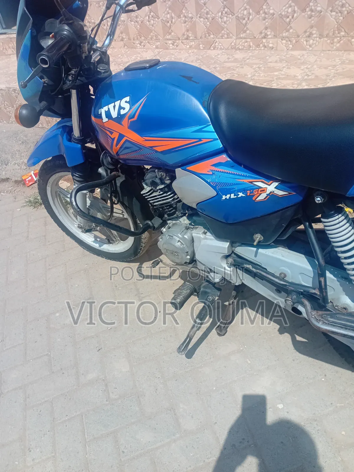 TVS HLX Plus ES 2023 Blue