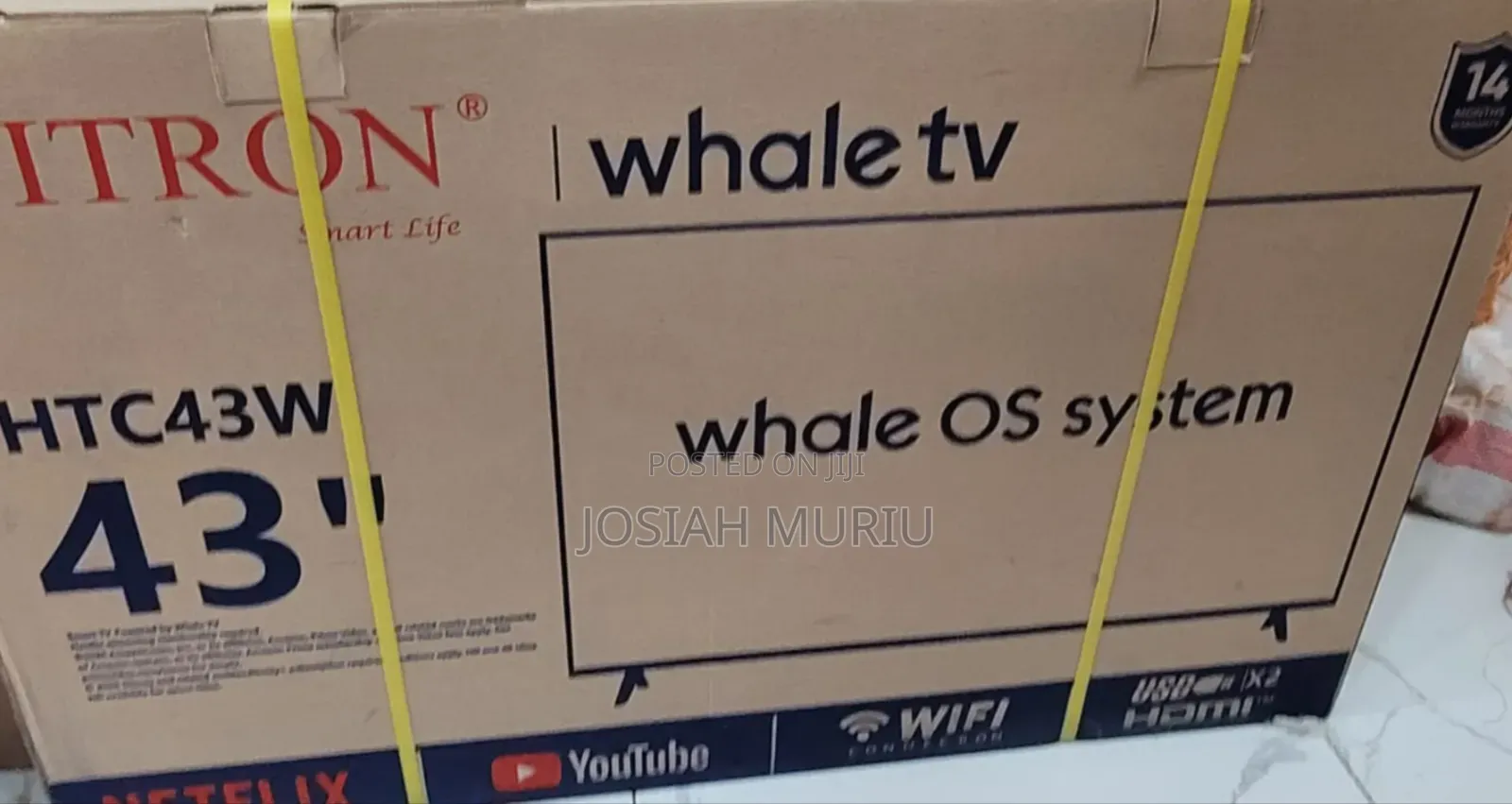 Vitron Whale 43 Inch Smart Android TV