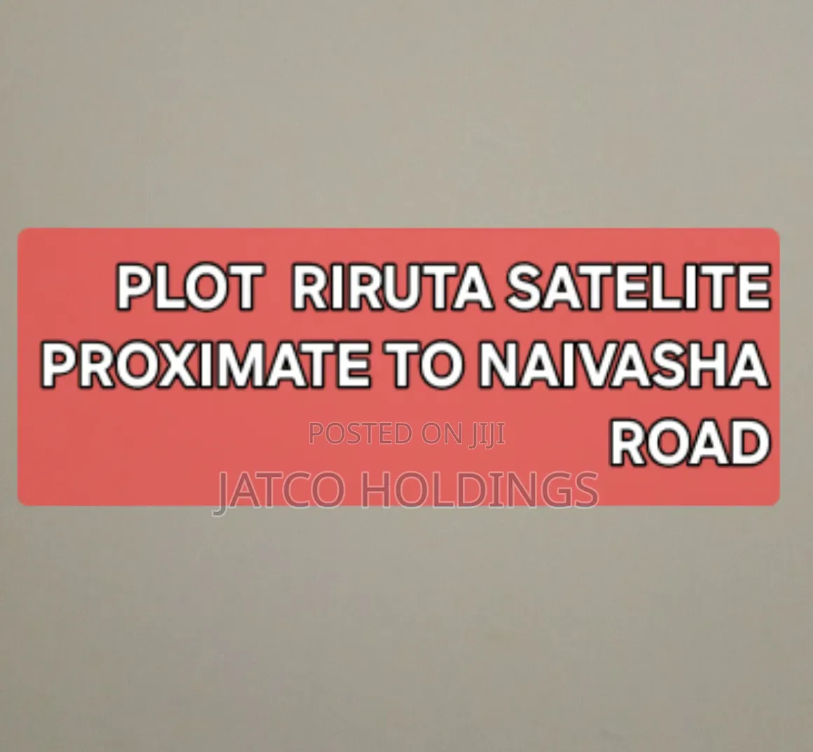 Plot Satelite Riruta. 100x100