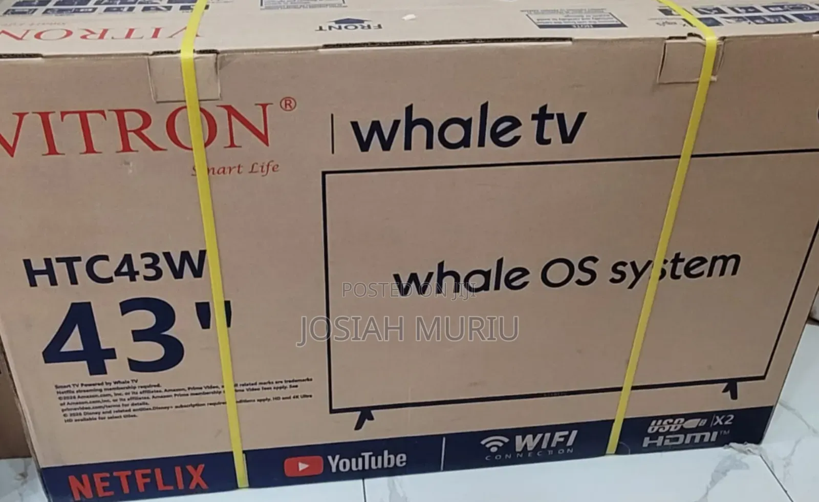 Vitron 43 Inch Whale Series Smart Android TV