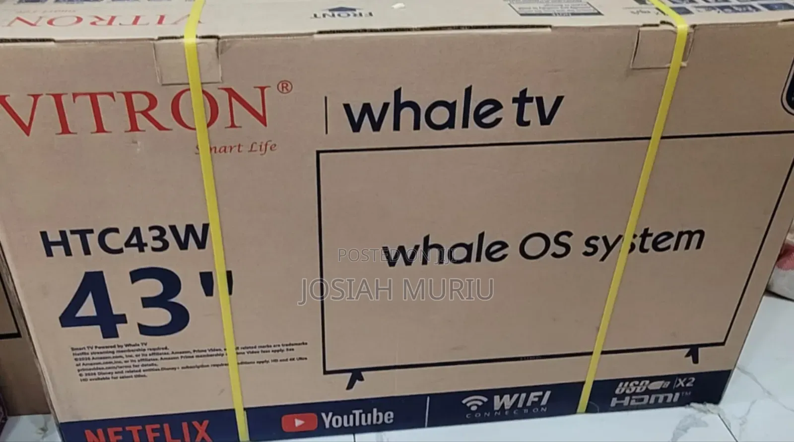 Vitron 43 Inch Whale Series Smart Android TV
