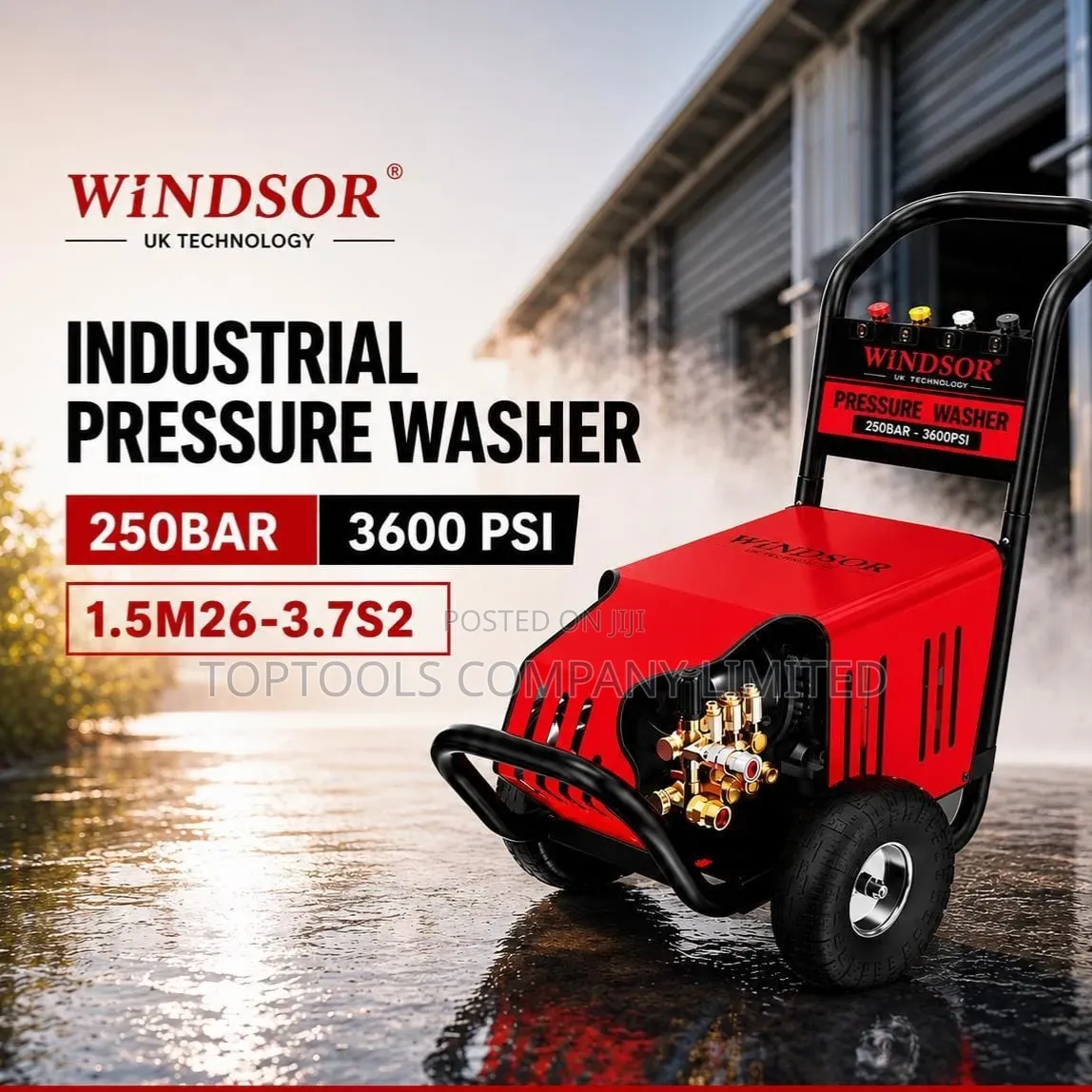 Windsor Industrial High Pressure Car Washer 3hp 3600psi 250bar