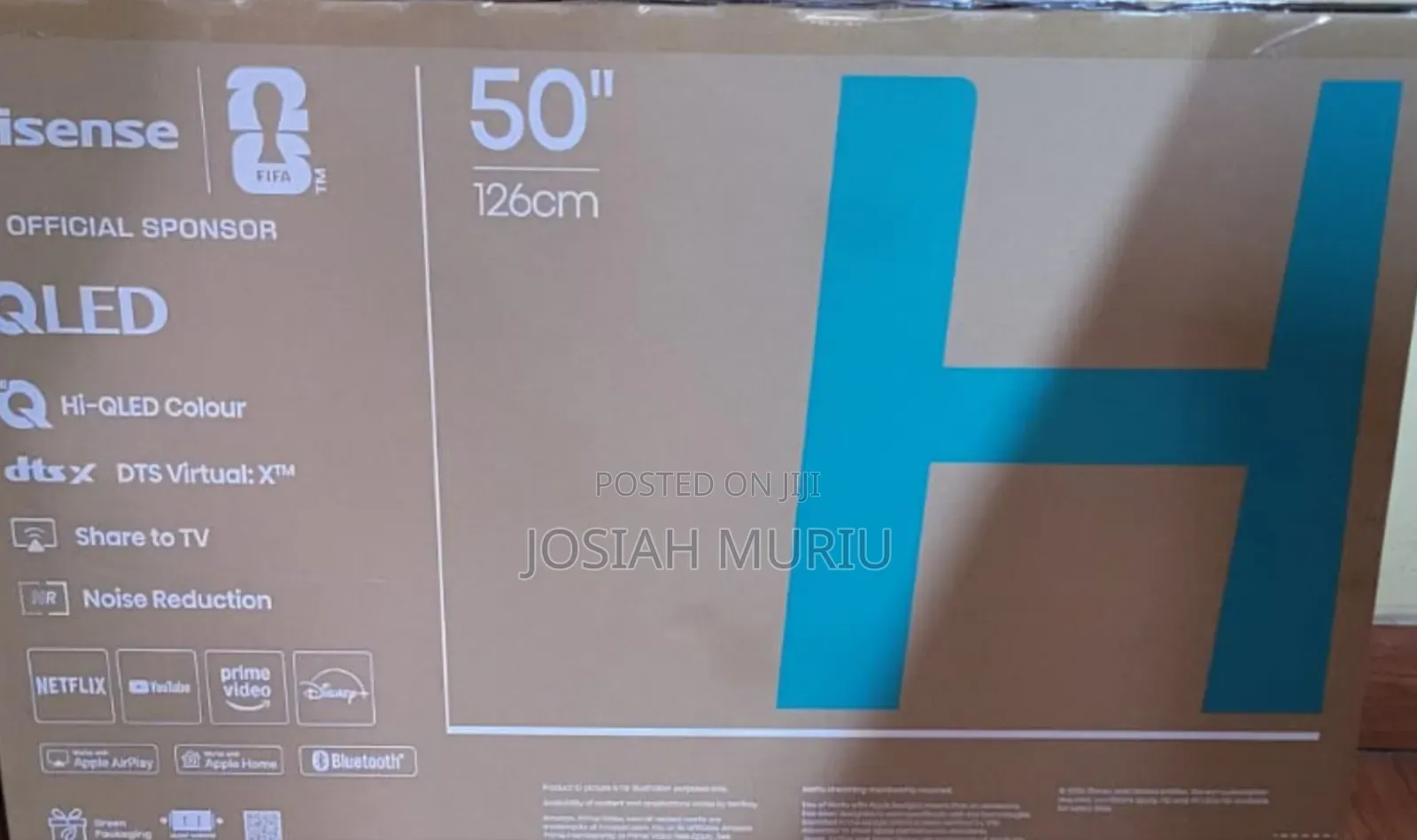 50inch QLED Hisense TV