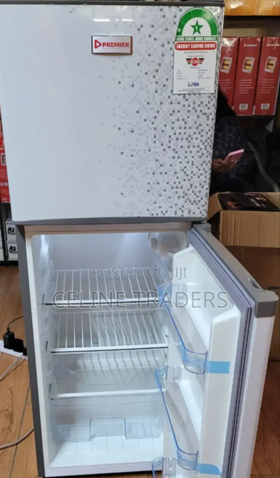 Premier 128l Double Door Refrigerator