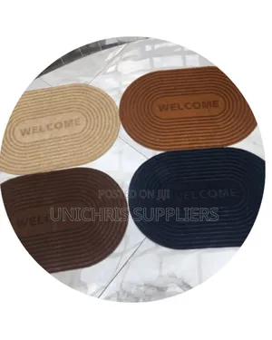 Oval Door Mat Rubber Bottom 40cm* 60cm