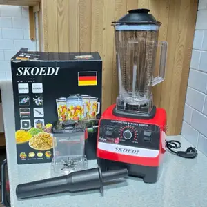 Ergonomic Silver Crest 2-in-1 Double Cup Blender and Grinder