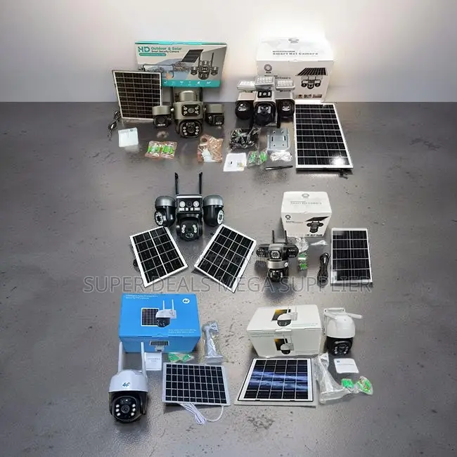 Color Night Vision 4G PTZ Dual Triple Four Lens Solar Camera Wholesale