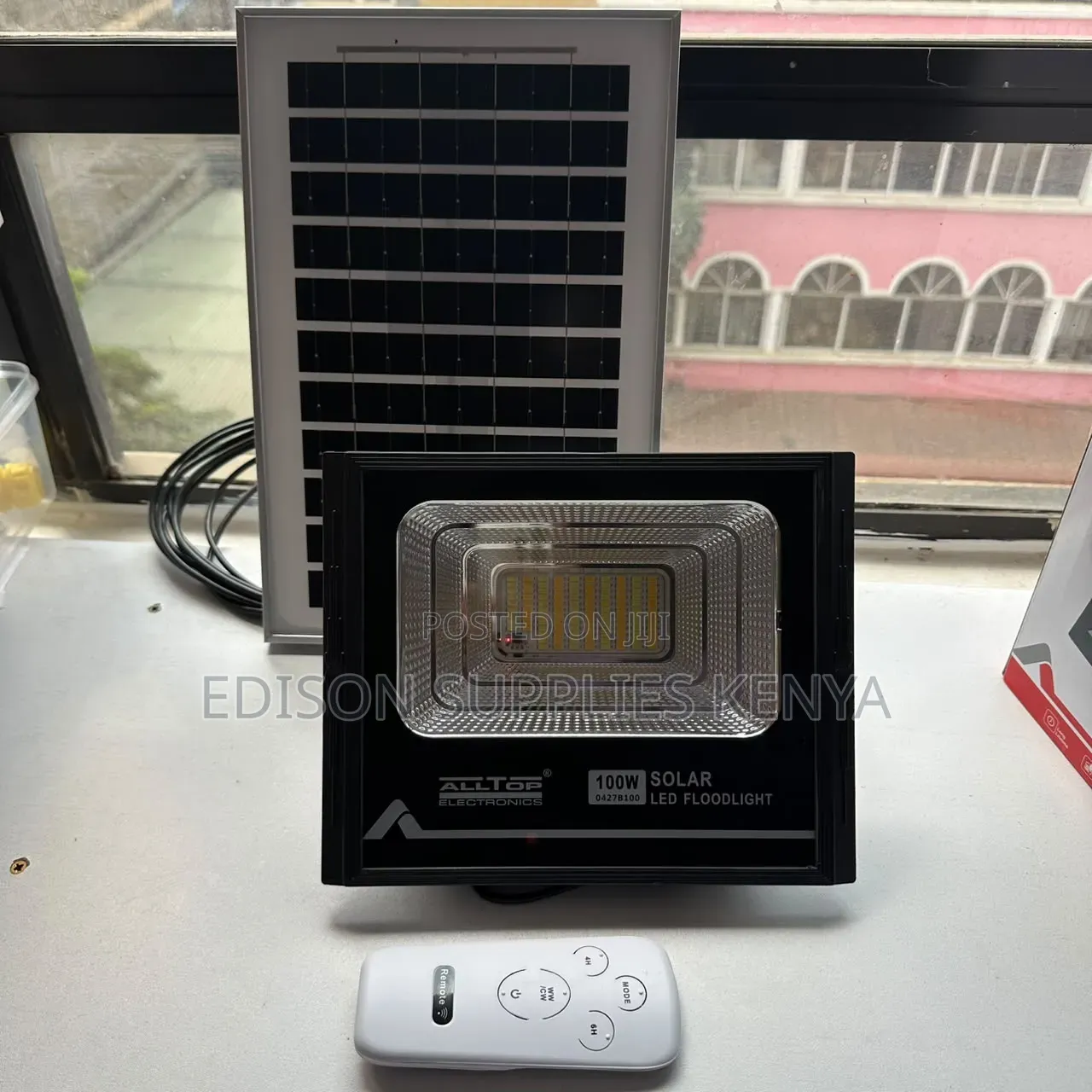 Solar Floodlight 100W Alltop Flood Lights Photocell Dawn to Dusk