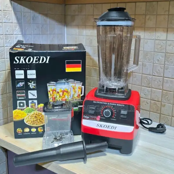 Innovative Stylish Silver Crest 2-in-1 Double Cup Blender and Grinder