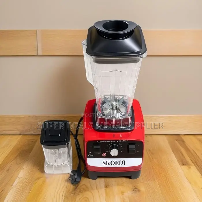 Kitchen-Ready Silver Crest 2-in-1 Double Cup Blender and Grinder