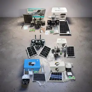 Full Colored Night Vision 4G PTZ Dual Triple Four Lens Solar Cameras