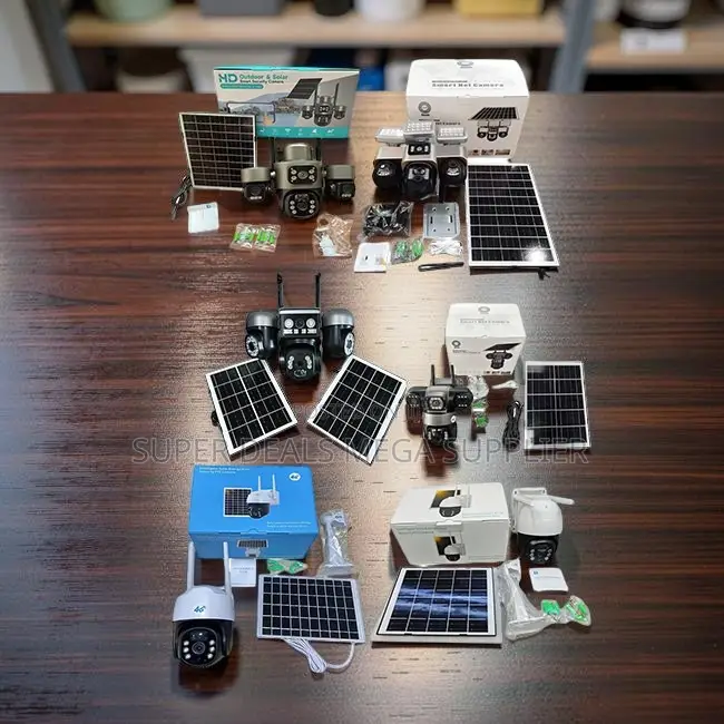 Home Security 4G PTZ Dual Triple Four Lens Solar Cameras Wholesale