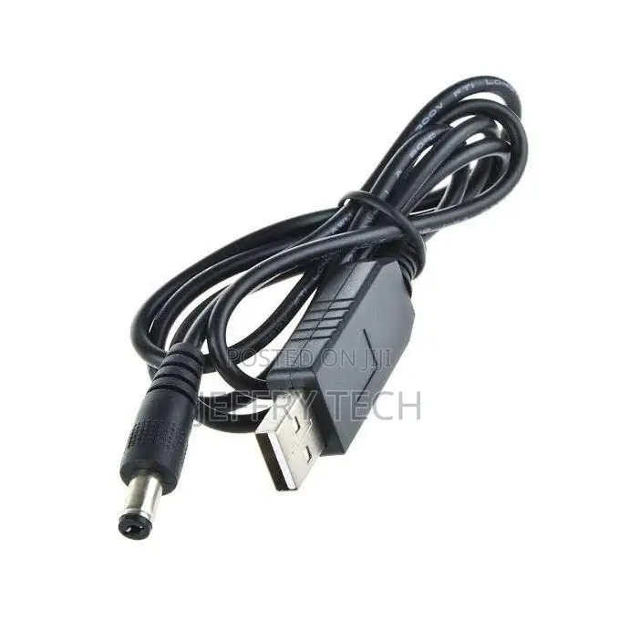 Power USB 5v to DC 12v Cable Lamp Cord Cable DC 5V to 12V USB CONVERT